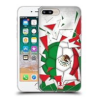 Head Case Designs Mexico Football Breaker Soft Gel Case Compatible with Apple iPhone 7 Plus/iPhone 8 Plus