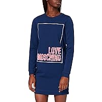 Love Moschino Blue Cotton Dress