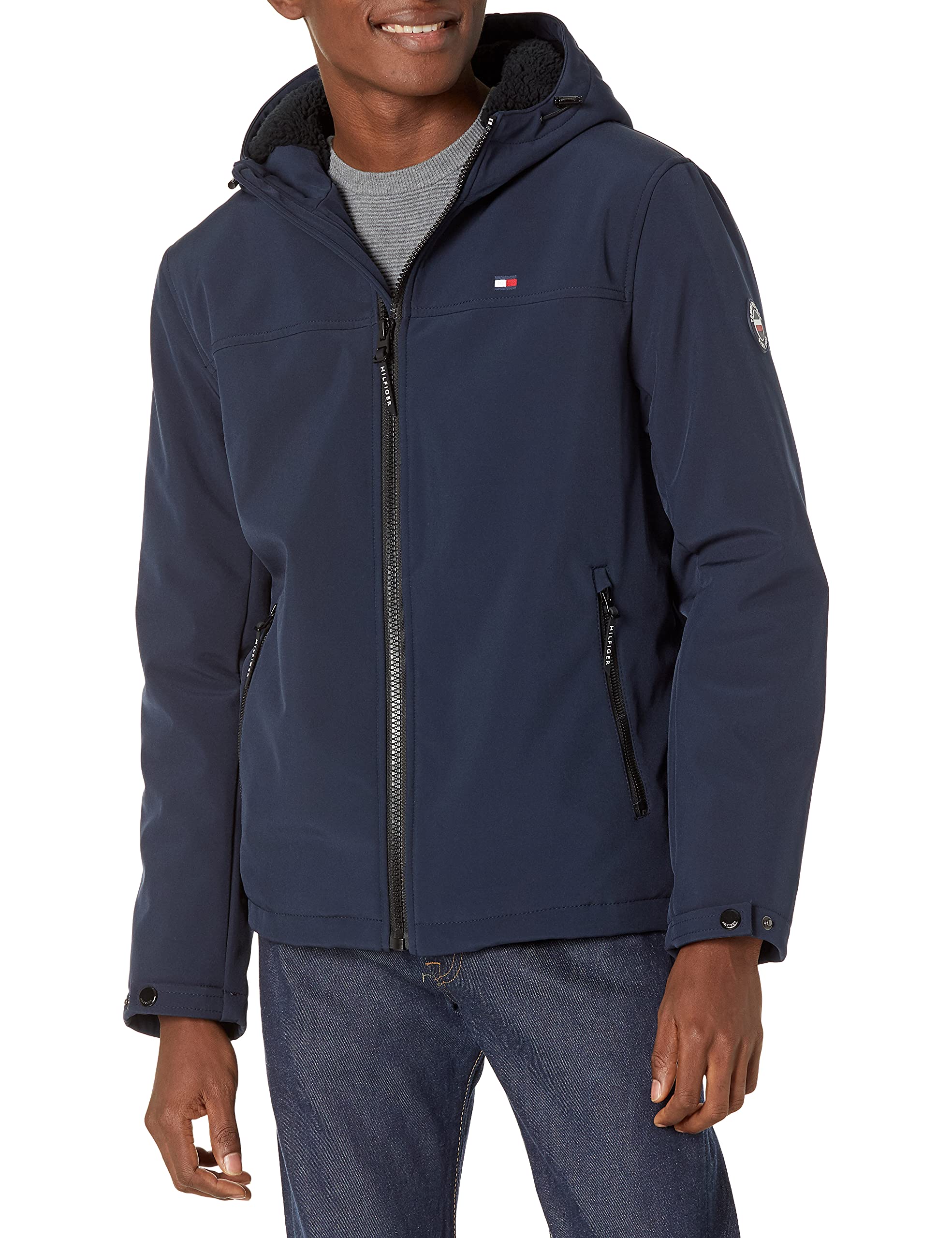 Tommy Hilfiger Men's Soft Shell Sherpa Lined Performance Jacket