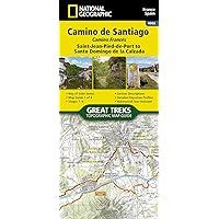 Camino de Santiago 1 of 4 Map [Saint-Jean-Pied-de-Port to Santo Domingo de la Calzada] (National Geographic Trails Illustrated Map, 4002)