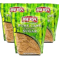Iberia Pure Cane Raw Turbinado Sugar 2 lb. (Pack of 3)