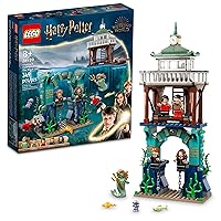 Harry Potter Triwizard Tournament: The Black Lake Building Toy 76420 - Goblet of Fire Toy Set with Harry, Hermione, and Ron Mini Figures, Magical Collection Set, Great Gift for Kids, Boys & Girls
