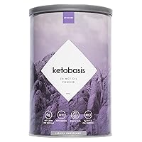 Ketobasis MCT Oil Powder, Coconut-Derived Brain and Body Energy Drink Powder, Brain Supplement with Caprylic Acid, Alternative to Caffeine Powder, 300 grams