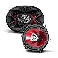 BOSS Audio Systems CH5720 Chaos Series 5 x 7 Inch Car Door Speakers - 225 Watts Max (per Pair), Coaxial, 2 Way, Full Range, 4 Ohms, Sold in Pairs, Bocinas para Carro