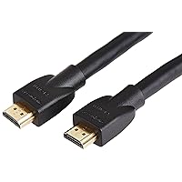 Amazon Basics High-Speed HDMI Cable (10.2Gbps, 4K/30Hz) - 15 Feet, Pack of 10, Black