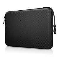 FINPAC 14-inch Hard Laptop Sleeve Case for Acer Chromebook 14 | HP Stream 14 | Dell Inspiron 14 | Lenovo IdeaPad 14, Protective Laptop Carrying Bag for 15.3'' MacBook Air M2 2023, Black