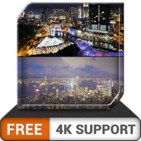 FREE City Night Dream - decor your room with beautiful scenery on your HDR 8K 4K TV and Fire Devices as a wallpaper & Theme for Mediation & Peace