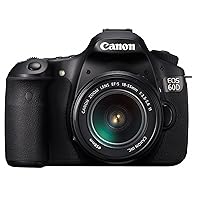 Canon EOS 60D 18 MP CMOS Digital SLR Camera with EF-S 18-55mm f/3.5-5.6 IS Lens Kit - International Version (Renewed)