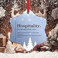 Hospitality Definition - Hospitality Christmas Ornament - Definition Dictionary Word Meaning Christmas Ornaments Funny Noun Definition Ceramic Xmas Tree Pendant New Year