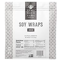 Yamamotoyama Sushi Soy Wrapper, Spinach Green, 80 grams, 20 Count (Pack of 1)