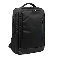 Tanka Business Laptop Backpack Commuter Travel Carry On, Black, 16 Inch