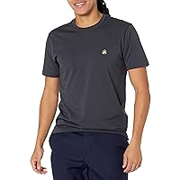 Brooks Brothers Men's Short Sleeve Cotton Crew Neck Logo T-Shirt, Navy, X-Large