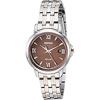 Seiko Women's SUT349 Ladies Dress Analog Display Japanese Quartz Silver Watch