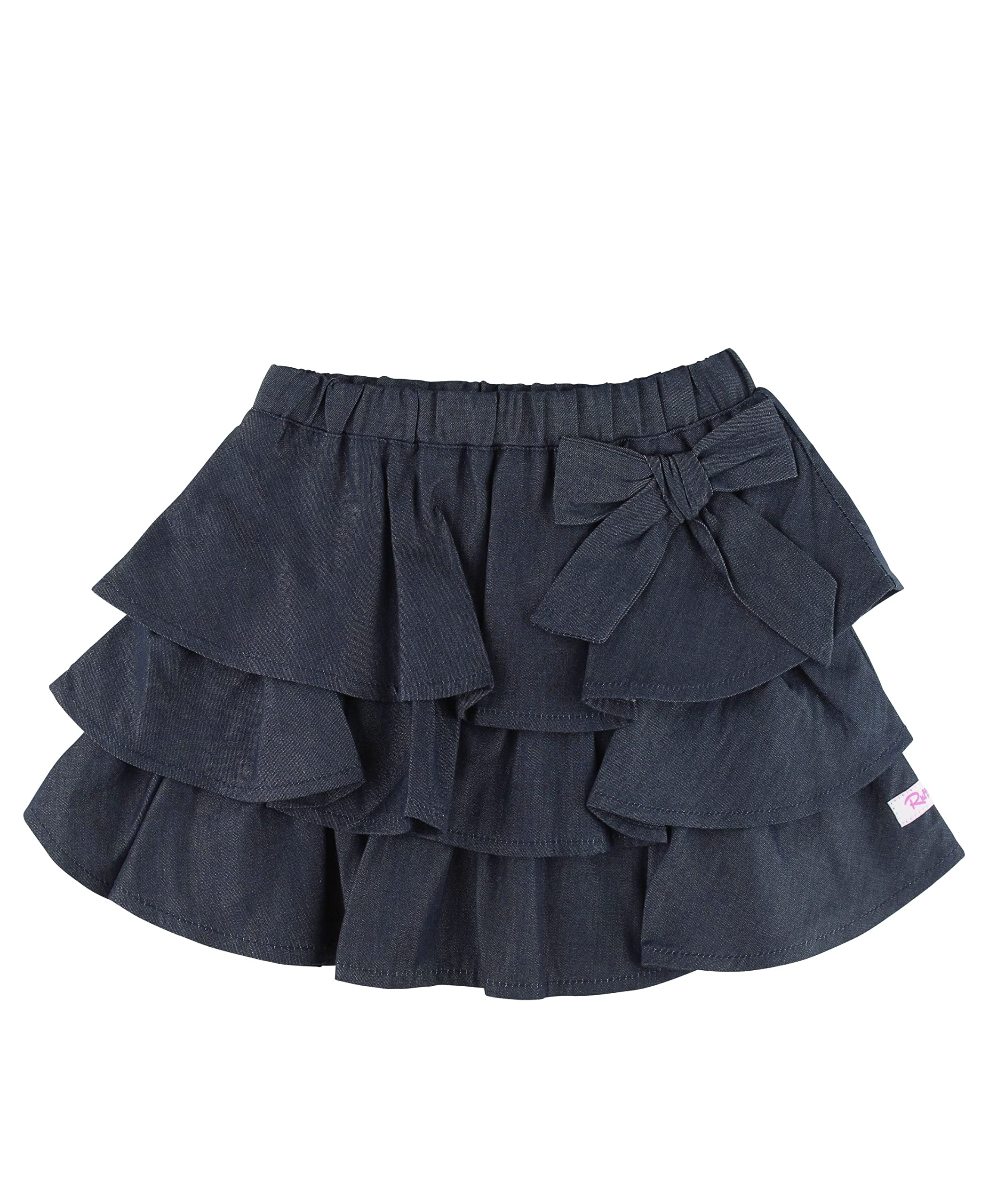 RuffleButts Baby/Toddler Girls Stretch Denim Jean Skirt