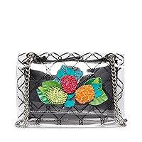 Betsey Johnson Berry Pretty Clear Convertible Bag