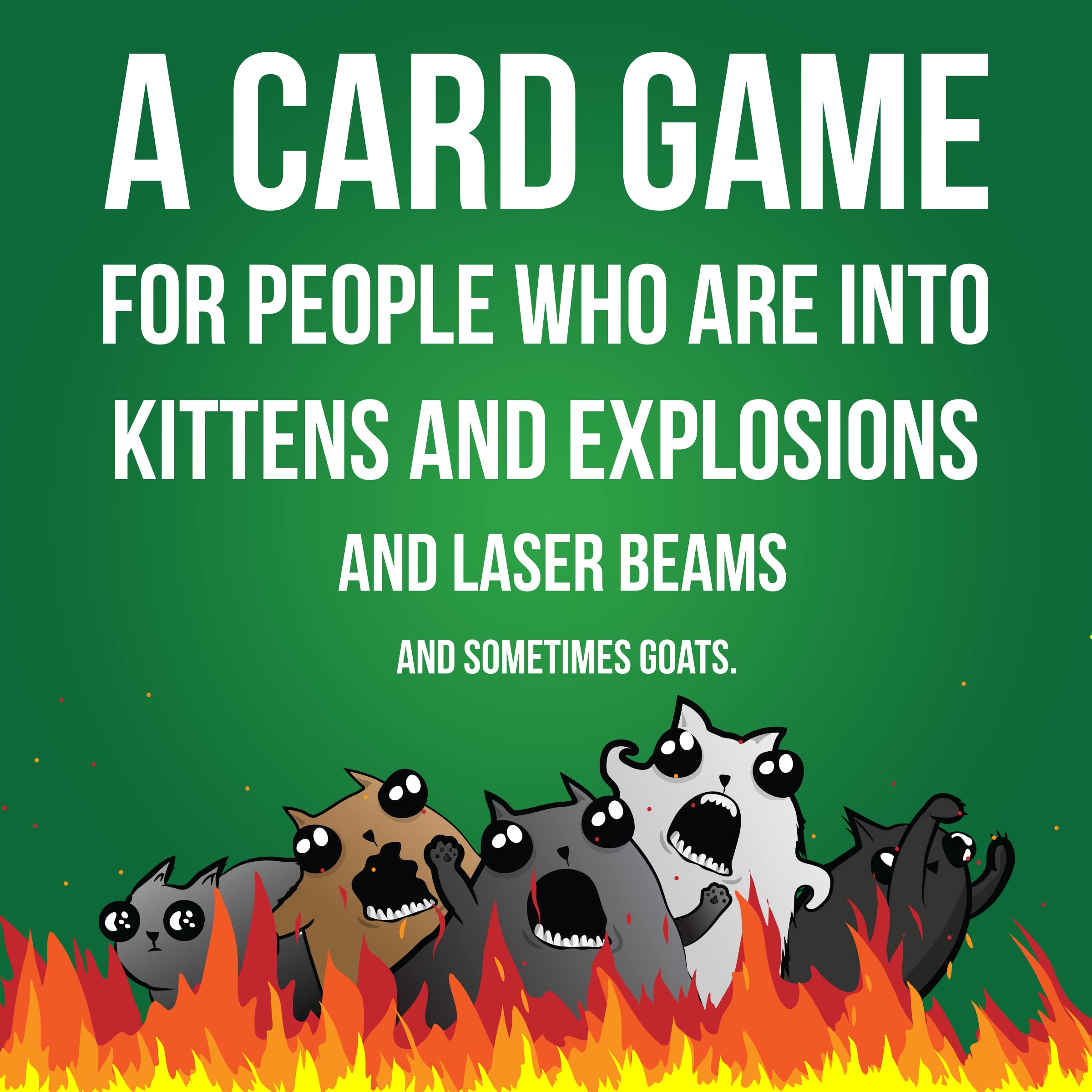 Streaking Kittens Expansion Set - Ridiculous Russian Roulette, Easy Family-Friendly Party Card Games for Adults, Teens & Kids - 15 Card Add-on