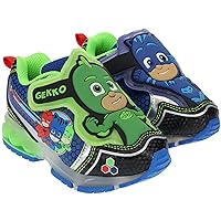PJ Masks Toddler Light Up Shoes, Athletic Shoe with Hook and Loop Strap