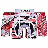 PSD Men's Warface Boxer Briefs - 7 Inch Inseam Breathable and Supportive Men's Underwear with Moisture-Wicking Fabric
