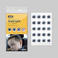Fever Safe - Color Changing Stickers Temperature Level (Total 20PCS in 1 Sheet)