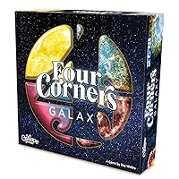 Calliope Games Four Corners: Galaxy - Family Board Game - Captivating Art, Strategy, & Pattern Matching Puzzle for Kids & Adults - 1-6 Players
