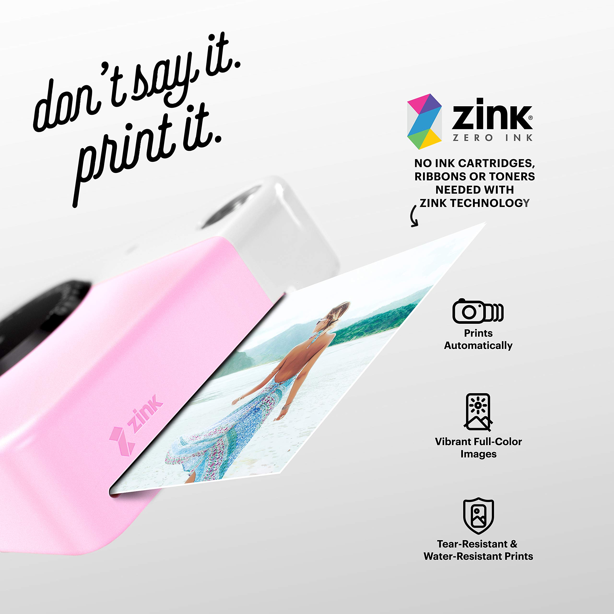 KODAK Printomatic Digital Instant Print Camera - Full Color Prints On ZINK 2x3