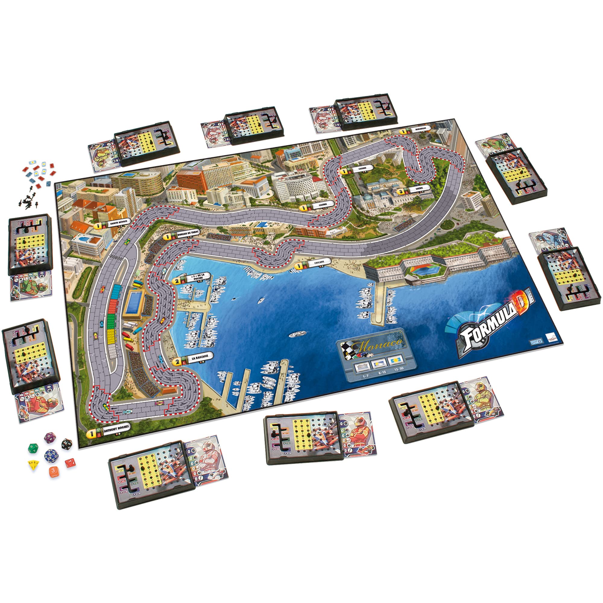 Zygomatic Formula D Board Game | Race Car Strategy Game | Fun Auto Racing Game for Adults | Ages 14+ |2-10 Players | Average Playtime 60 Minutes | Made by Zygomatic