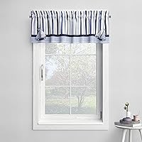 Bacati - Little Sailor Window Valance 39 x 15 inches with Rod Pocket
