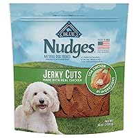 Nudges Jerky Cuts Natural Dog Treats, Chicken, 36oz