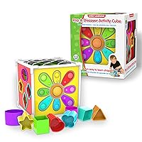 The Learning Journey: Pop & Discover Activity Cube - Fun Montessori Early Educational - Sensory Toy for Kids - Autism - Pop It Baby Toddler Toys & Gifts for Boys & Girls Ages 12 Months to 3 Years