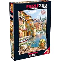 Perre Group Cafe at The Canal Jigsaw Puzzle (260-Piece), Multicolor (3294)