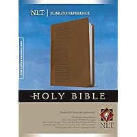 Slimline Reference Bible NLT (Red Letter, LeatherLike, Chestnut/Brown) Slimline Reference Bible NLT (Red Letter, LeatherLike, Chestnut/Brown) Paperback
