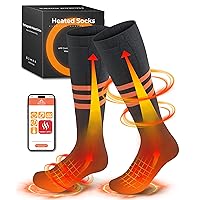 Heated Socks for Men and Women, Foot Warmers for Hunting, Camping, Skiing, Fishing, Outdoor & Indoor, TUTIVAC