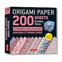 Origami Paper 200 sheets Cherry Blossoms 6