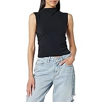 The Drop Women's Raylen Sleeveless Ruched Top