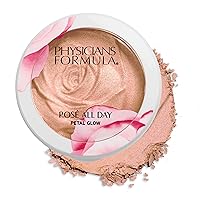 Physicians Formula Rosé All Day Highlighter Blush Face Powder, Shimmer Petal Glow, Pink Soft Petal, Dermatologist Tested, Clinicially Tested