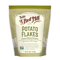 Bob's Red Mill Instant Mashed Potatoes Creamy Potato Flakes, 16-ounce