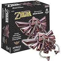BePuzzled | Legend of Zelda Hyrule Crest Hanayama Brain Teaser, Mensa Rated Level 4, for Ages 12 and Up