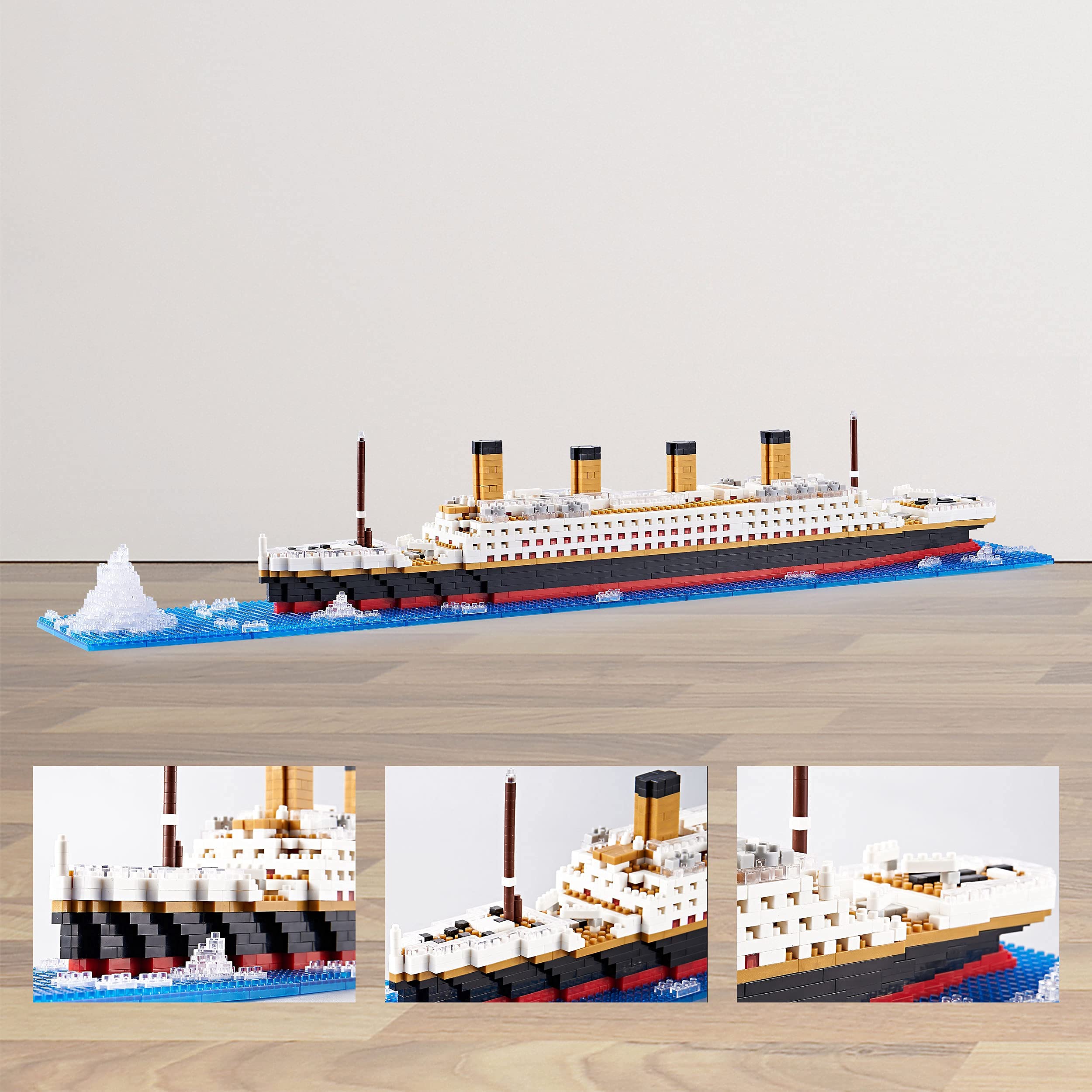 YaJie Titanic Micro Building Blocks Toys Set Mini Bricks Ship Model Kit Gifts for Adults and Kids