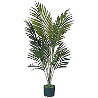 Nearly Natural 5295 4ft. Kentia Palm Silk Tree,Green