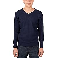 X RAY Boys V Neck Sweater | Kid's Fall Sweatshirt | Pullover Sweater | Long Sleeve Boys' Sweaters