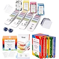 Think Tank Scholar 681 Math Flash Cards & Math Dice + Preschool Flash Cards Bundle (Award Winning) Addition, Subtraction, Multiplication & Division - All Facts & Games - Kids Ages 4+