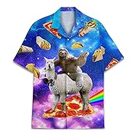 Funny Heifer Tropical Flower Cow Lovers Gift Casual Short Sleeve Button Hawaiian Shirt