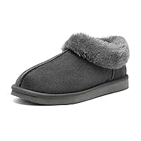 DREAM PAIRS Women’s House Slippers Soft Furry Winter Snow Boots