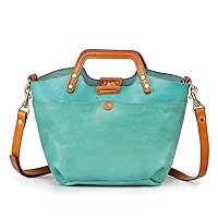 Genuine Leather Sprout Land Mini Tote Bag