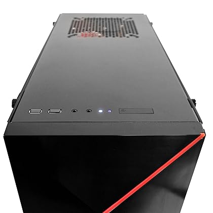 iBUYPOWER Ultra Gaming PC Computer Desktop AM900Z - Intel i7-7700K 4.2GHz Processor, NVIDIA Geforce GTX 1070 8GB, 16GB DDR4 RAM, 1TB 7200RPM Hard Disk Drive, 240GB Solid State Drive, WIFI USB Adapter, Win 10 Home, Gaming desktop Computer PC