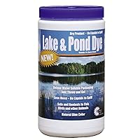 Lake and Pond Dye | Easy to Apply | Provides Shade for Fish and Plants (Blue Dry Packet - Single Pack)