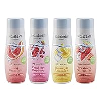 SodaStream Variety Pack Drink Mixes, 0 Calories, 14.8 Fl Oz (Pack of 4)