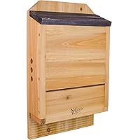 Nature's Way Bird Products CWH6 Triple Chamber Cedar Bat House, 20.5