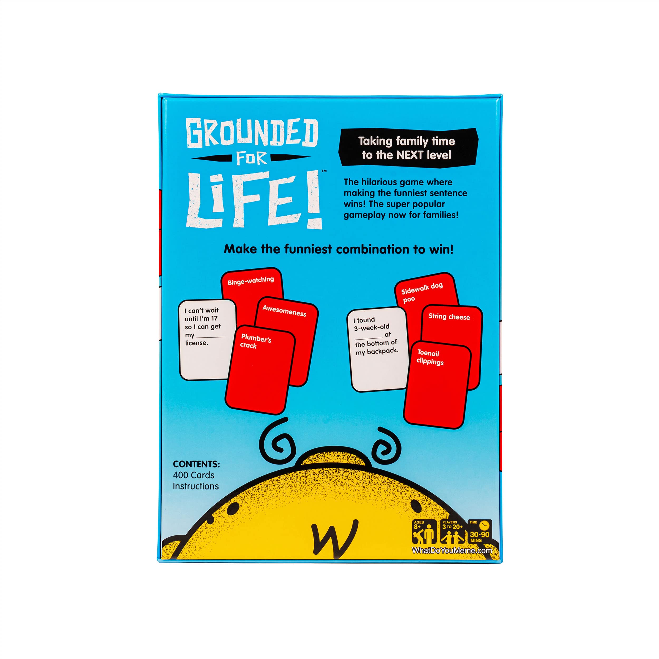 WHAT DO YOU MEME? Grounded for Life - The Ultimate Family Night Game - Family Card Games for Kids and Adults Family
