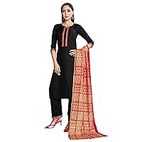 Indian Kurti for Womens With Pant & Dupatta | Rayon Foil Printed Long Kurta Partywear Kurtis For Women Tops Tunic